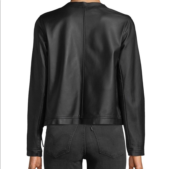 BRAND NEW WITH TAGS MAX MARA LEATHER JACKET - Picture 2 of 6